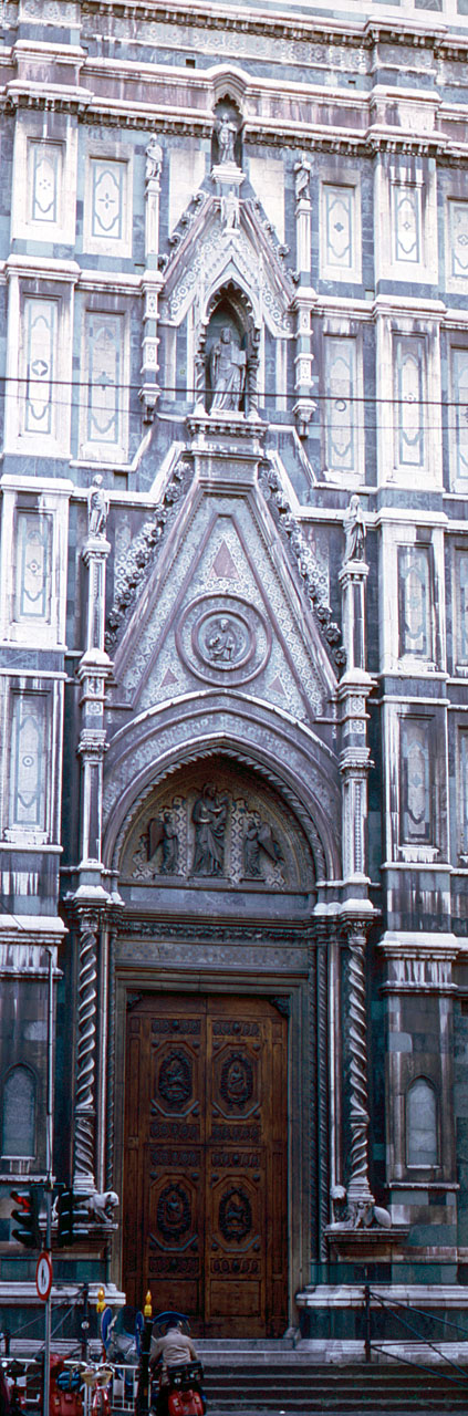 mostra di portale di Arnolfo di Cambio, Talenti Francesco, Andrea di Cione detto Andrea Orcagna (cerchia), Lamberti Niccolò di Pietro detto Pela (cerchia) - bottega fiorentina (sec. XIV)