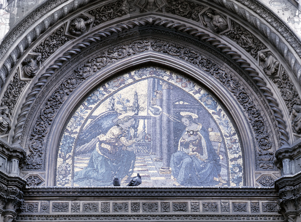 motivi decorativi vegetali (decorazione plastico-architettonica) di Lamberti Niccolò di Pietro detto Pela (sec. XV)