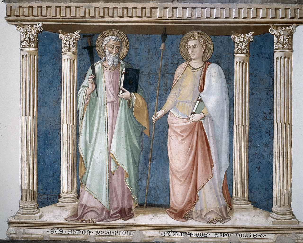 San Simone apostolo e San Taddeo apostolo (dipinto) di Lippo d'Andrea (sec. XV)