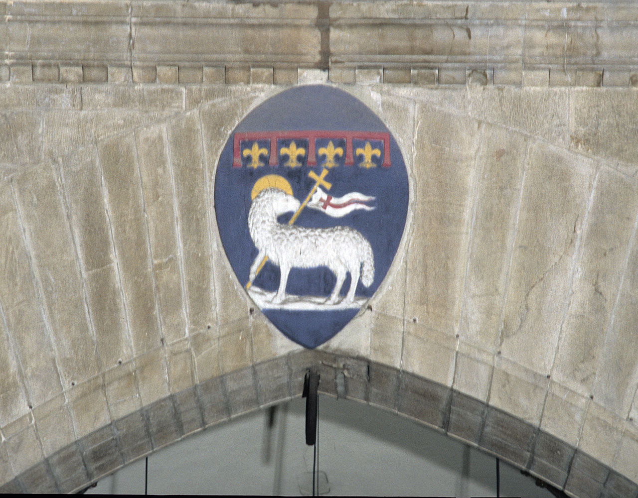 Stemma dell'Arte della Lana (rilievo) - bottega fiorentina (secc. XIV/ XV)