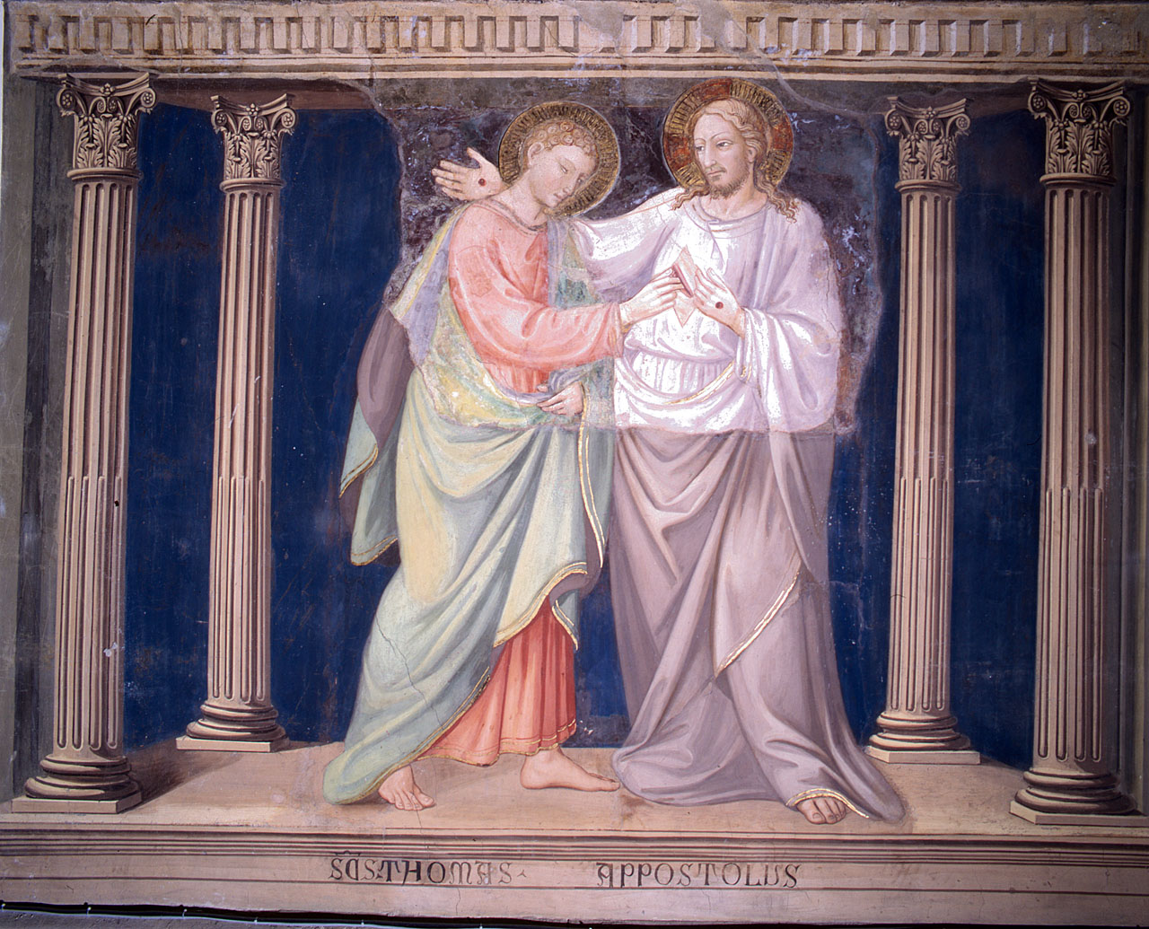 incredulità di San Tommaso (dipinto) di Franchi Rossello di Jacopo (sec. XV)