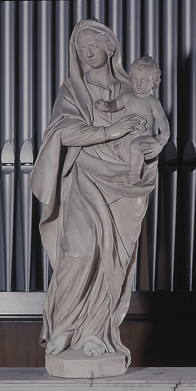 Madonna con Bambino (scultura) di Ticciati Girolamo (sec. XVIII)