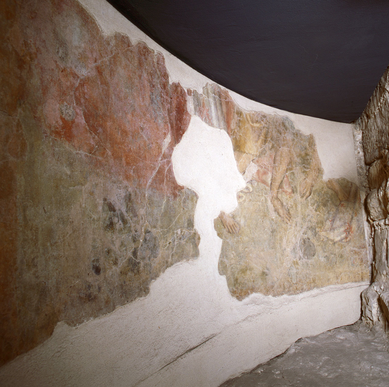 dipinto, frammento - ambito fiorentino (sec. XIV)