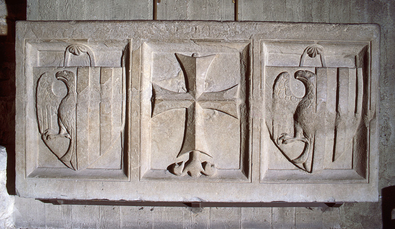 lastra tombale - bottega fiorentina (prima metà sec. XIV)
