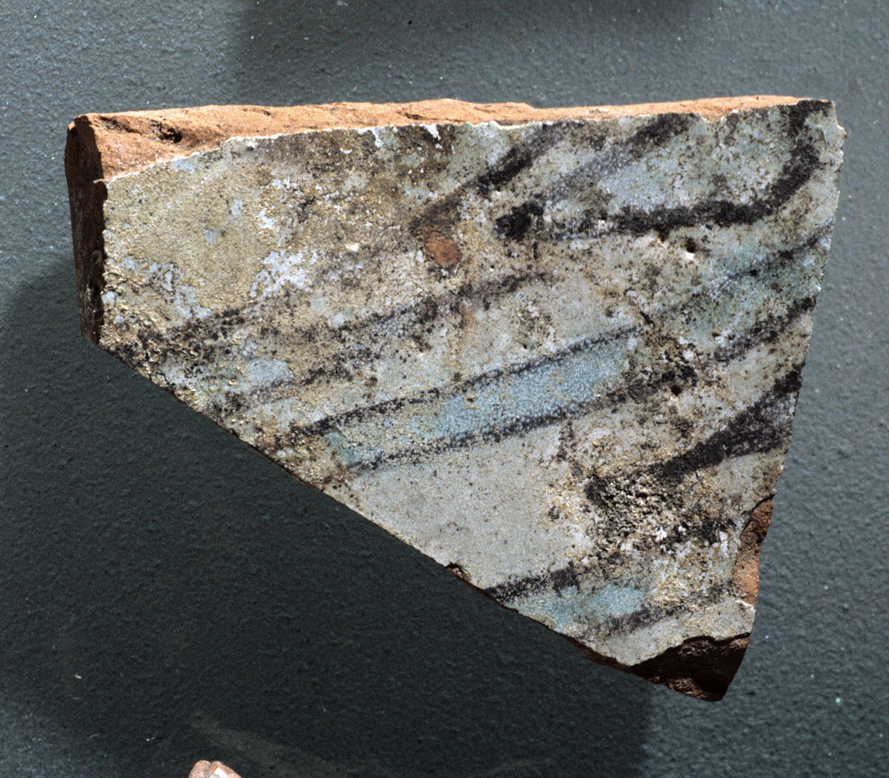 boccale, frammento - bottega toscana (sec. XIV)