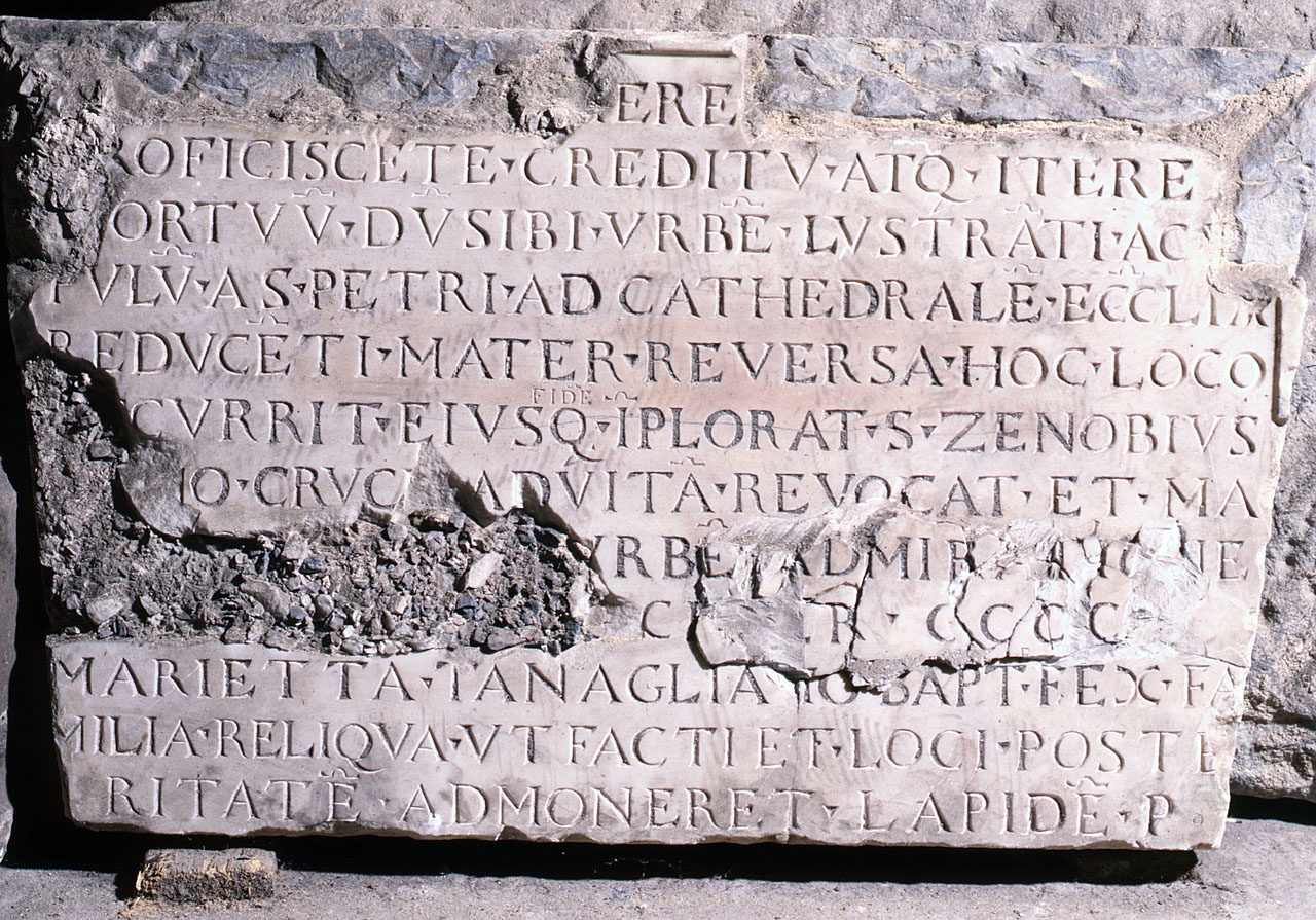 lapide tombale - bottega toscana (primo quarto sec. XV)