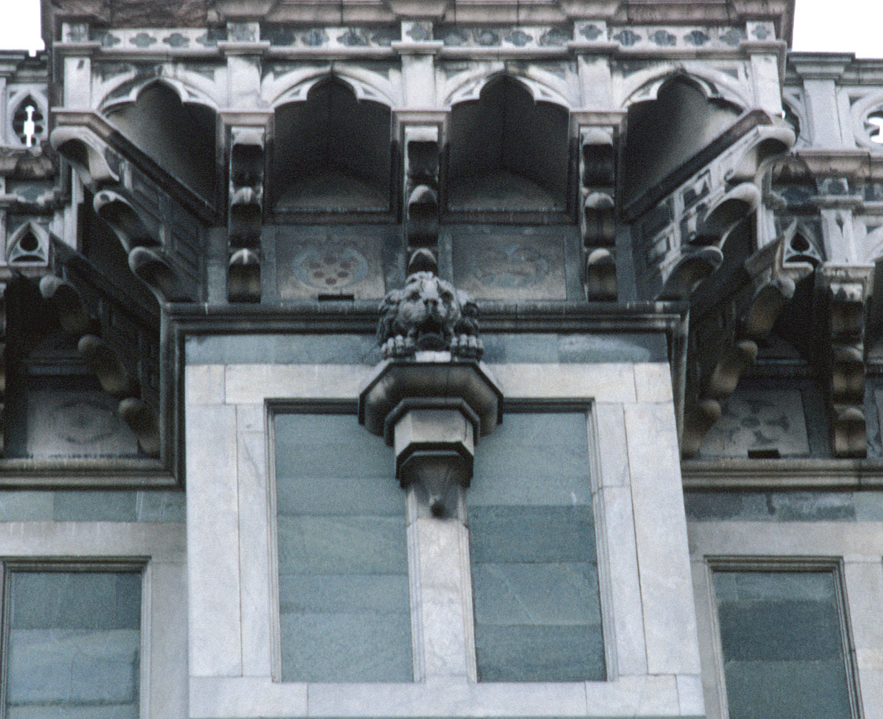 testa di leone (doccione) - bottega fiorentina (secc. XV/ XVI)