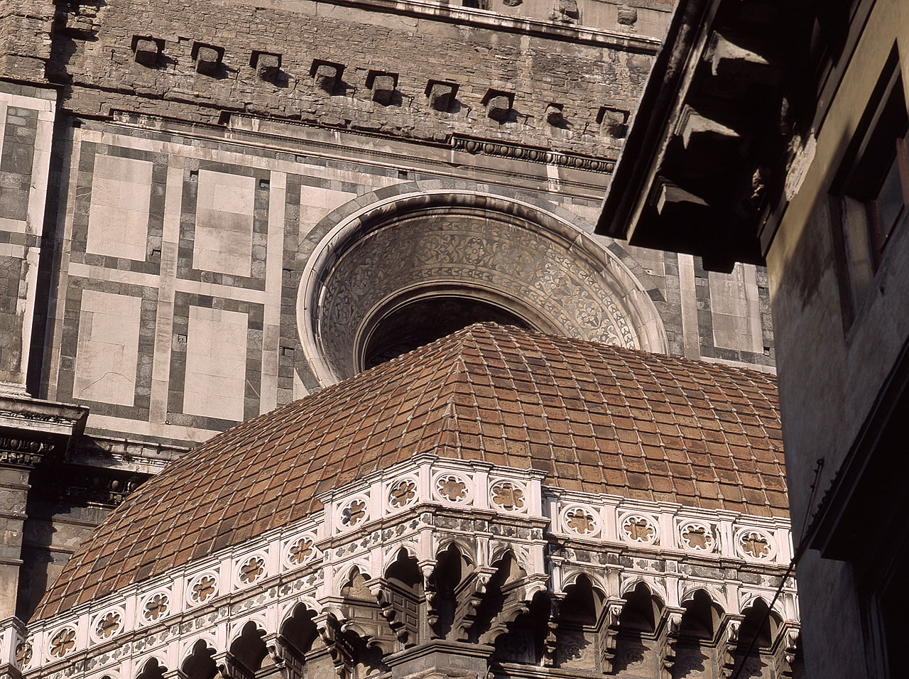 mostra di finestra - bottega fiorentina (secc. XV/ XVI)