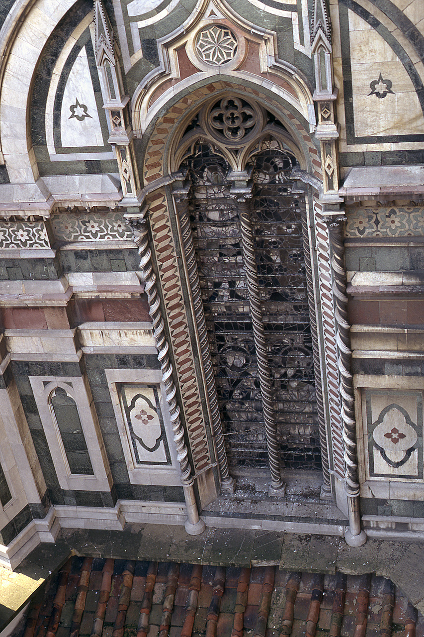 mostra di bifora - bottega fiorentina (secc. XIV/ XV)