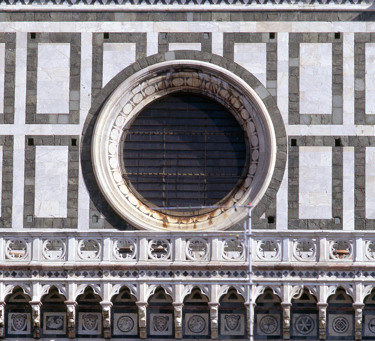 mostra di finestra - bottega fiorentina (secc. XIV/ XV)