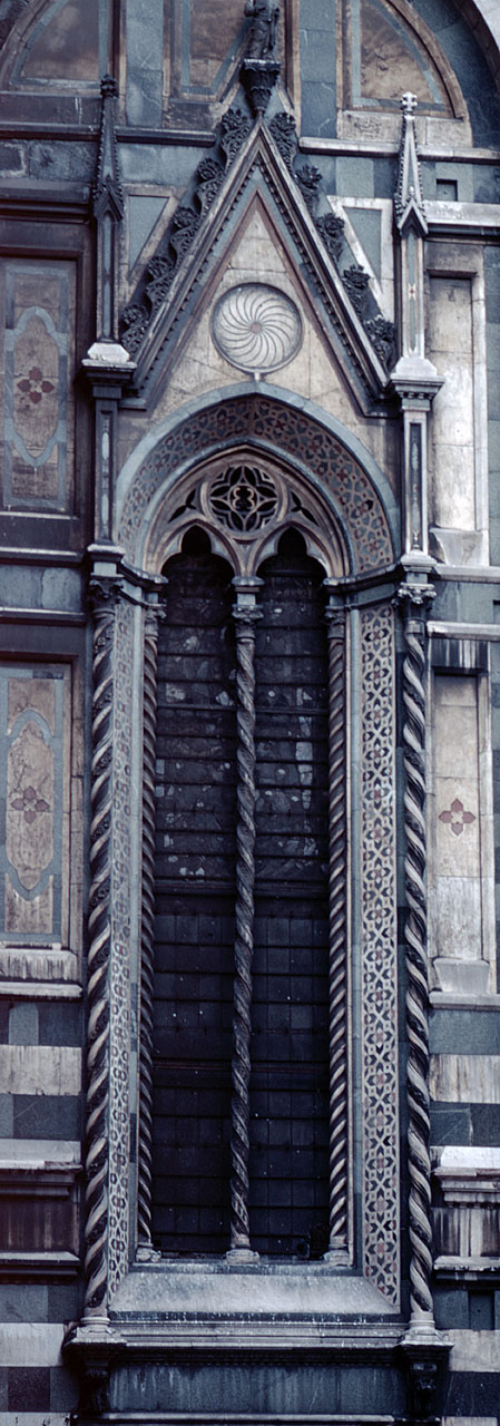 mostra di bifora - bottega fiorentina (sec. XV)