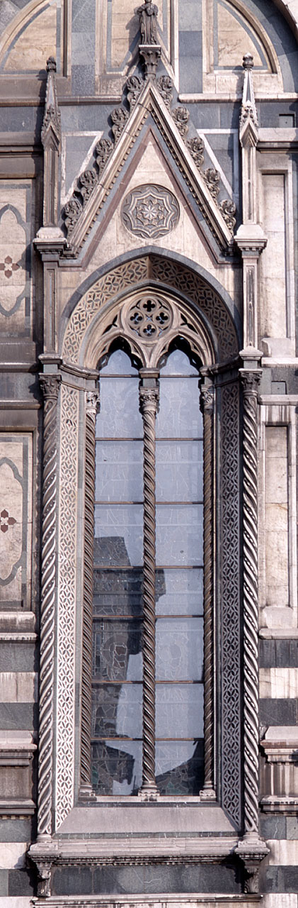 mostra di bifora - bottega fiorentina (secc. XIV/ XV)