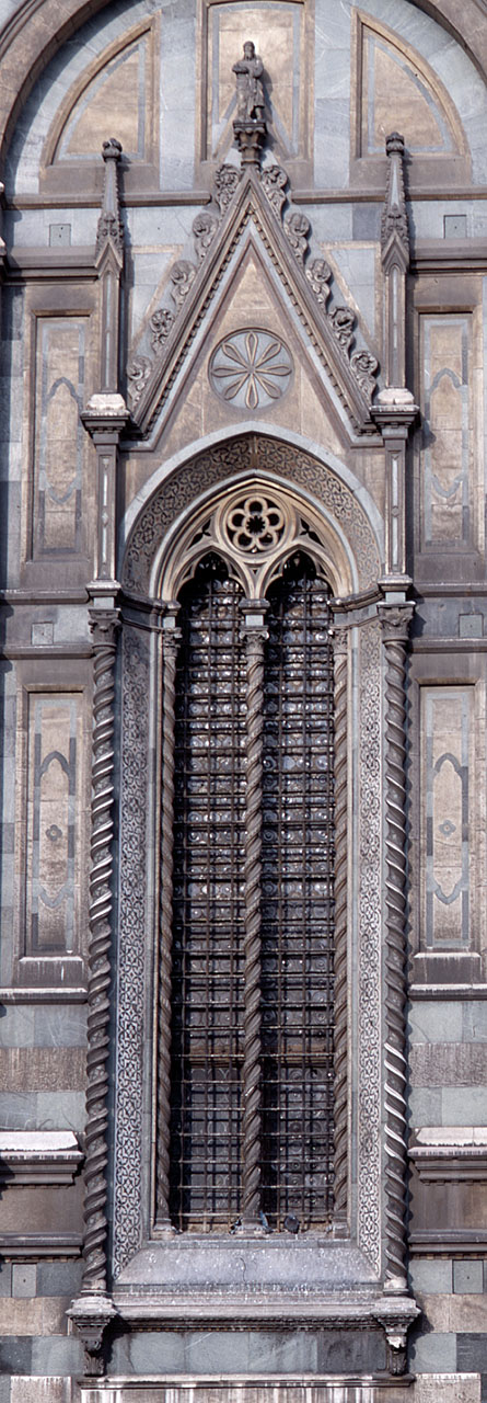 mostra di bifora - bottega fiorentina (secc. XIV/ XV)