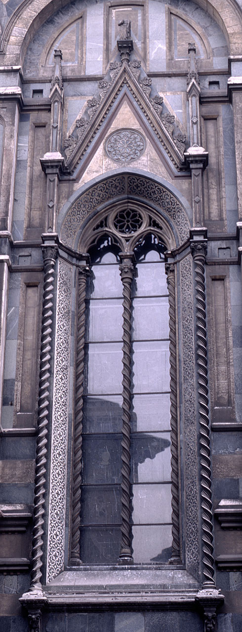 mostra di bifora - bottega fiorentina (secc. XIV/ XV)