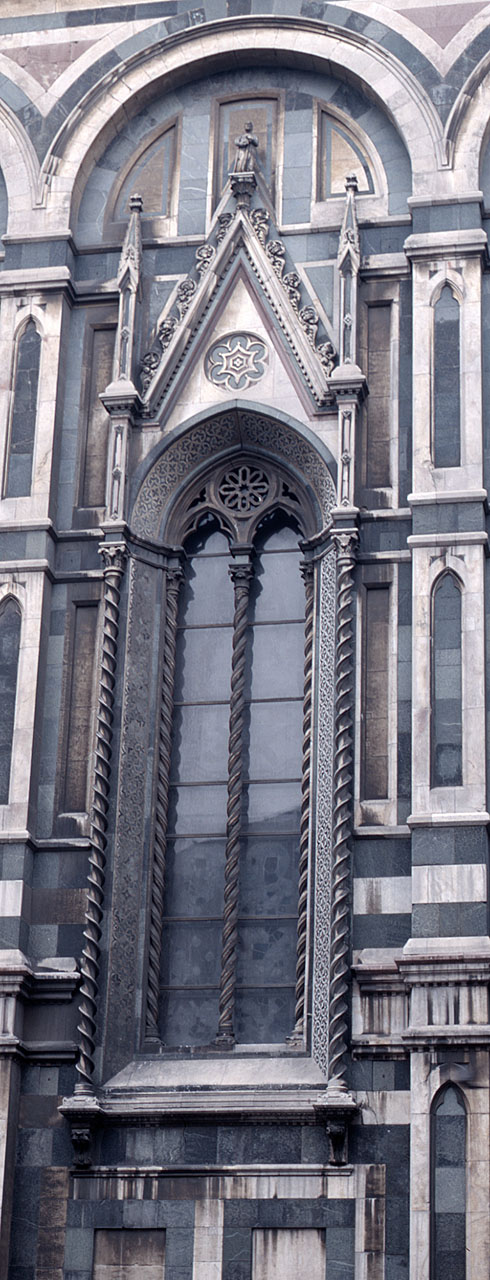 mostra di bifora - bottega fiorentina (secc. XIV/ XV)