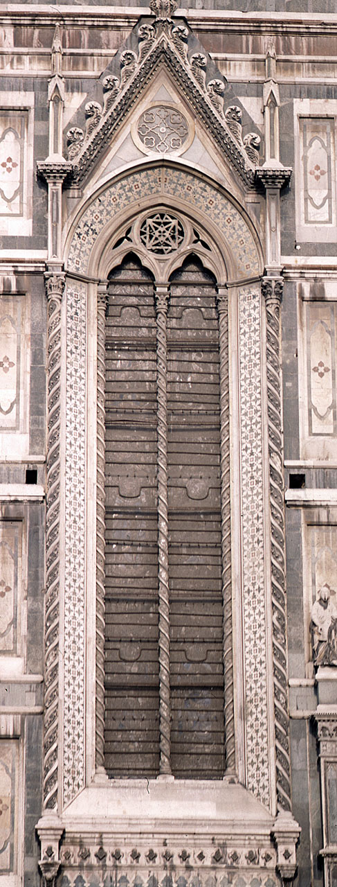 mostra di bifora - bottega fiorentina (sec. XIV)