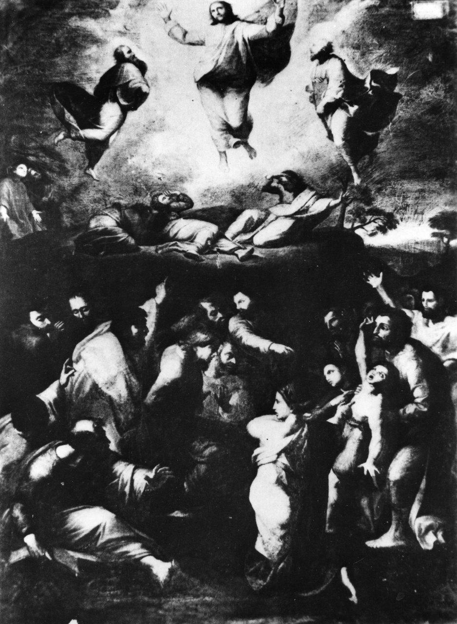 Trasfigurazione di Cristo sul Monte Tabor (dipinto) - ambito Italia centrale (sec. XVII)