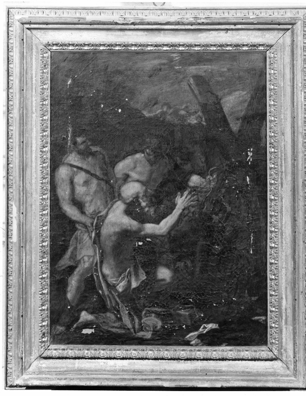 crocifissione di Sant'Andrea (dipinto) - ambito toscano (sec. XVII)