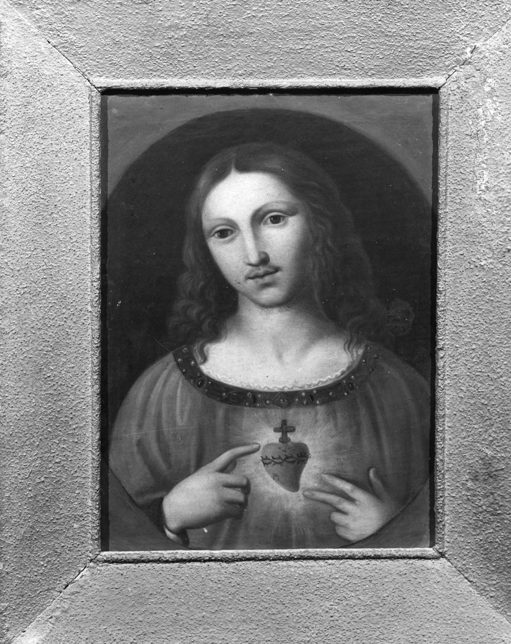 Sacro Cuore di Gesù (dipinto) - ambito italiano (sec. XIX)