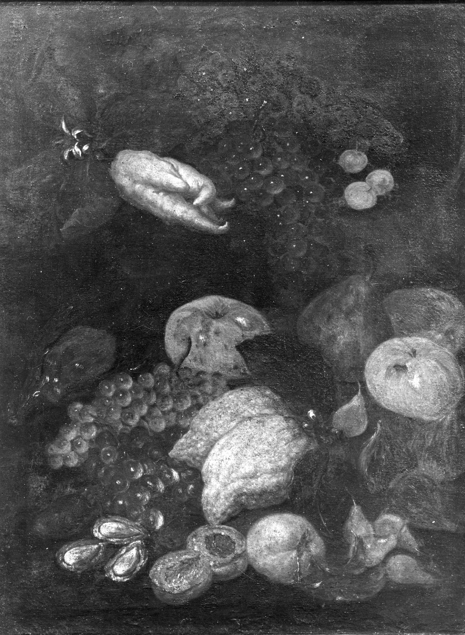 natura morta con frutta (dipinto) - ambito toscano (seconda metà sec. XVII)