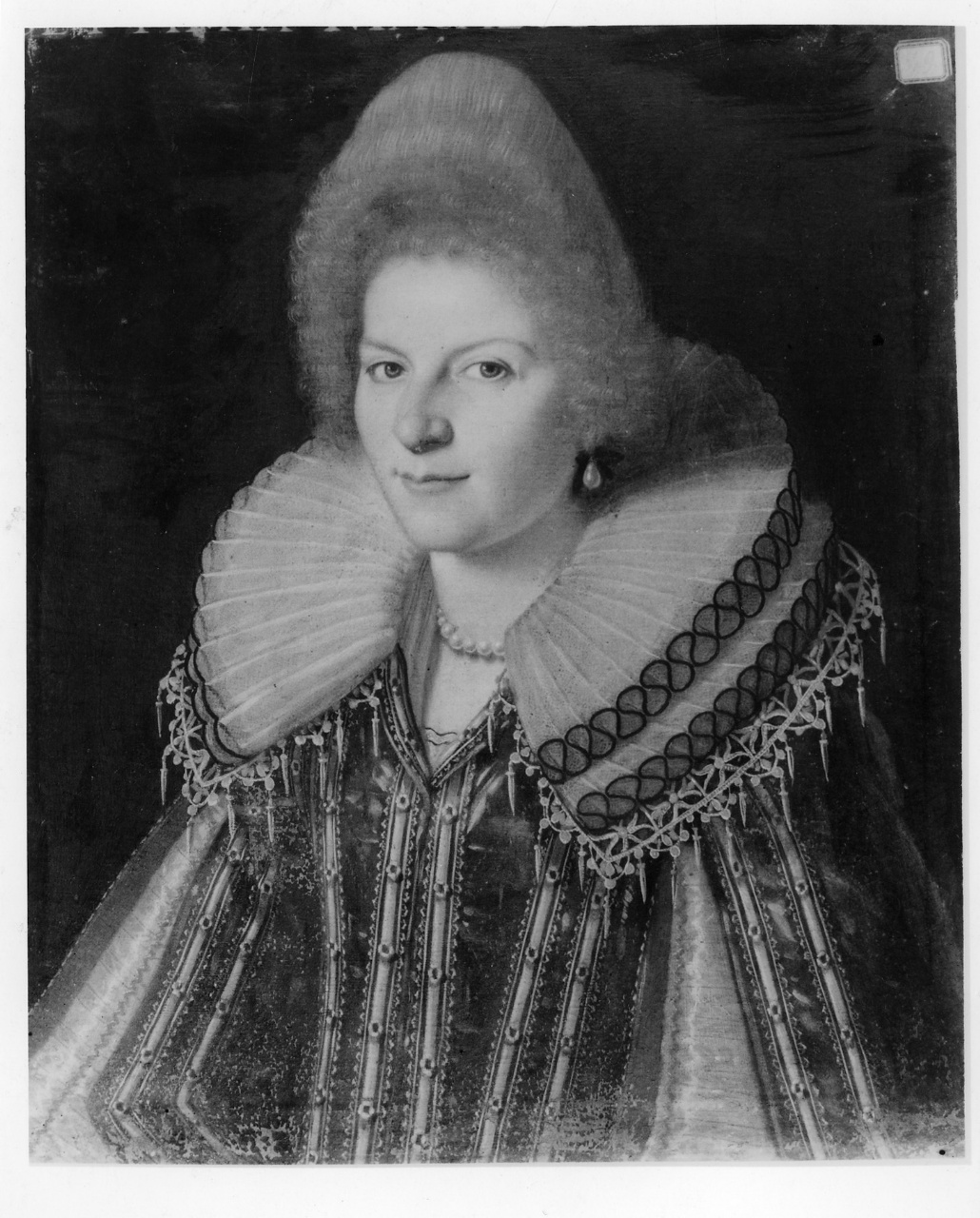 ritratto di Settimia Magalotti da Filicaia (dipinto) - ambito fiorentino (fine/inizio secc. XVI/ XVII)