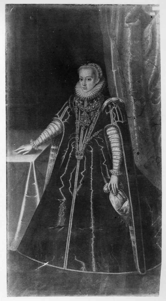 ritratto di principessa (dipinto) - ambito tedesco (primo quarto sec. XVII)