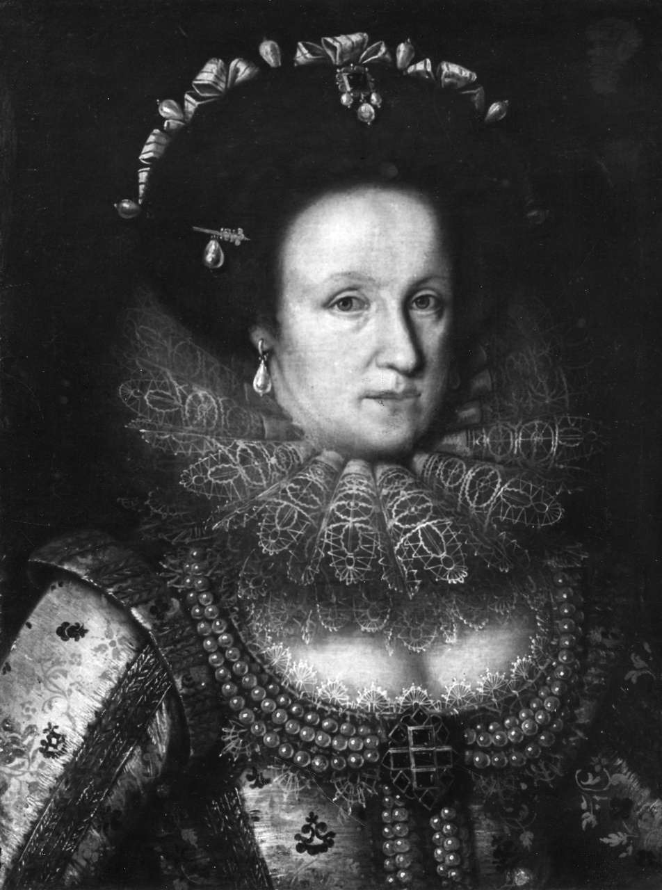 ritratto di donna (dipinto) - ambito fiorentino (prima metà sec. XVII)