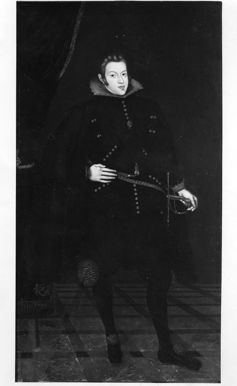 Don Carlos, ritratto di Carlo Filippo III di Spagna (dipinto) - ambito spagnolo (primo quarto sec. XVII)