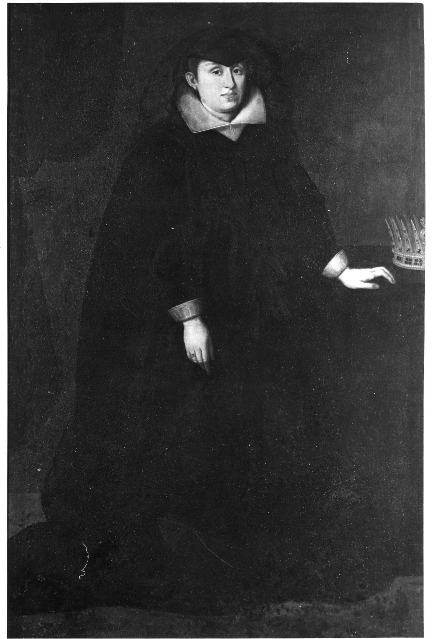 ritratto di Maria Maddalena d'Austria (dipinto) - ambito fiorentino (primo quarto sec. XVII)