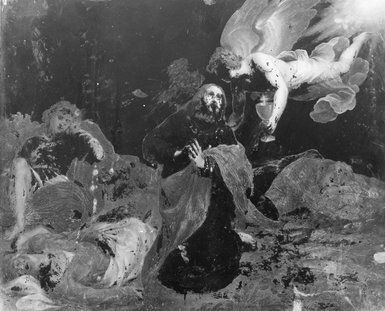 orazione di Cristo nell'orto di Getsemani (dipinto) di Ottino Pasquale (maniera) (prima metà sec. XVII)