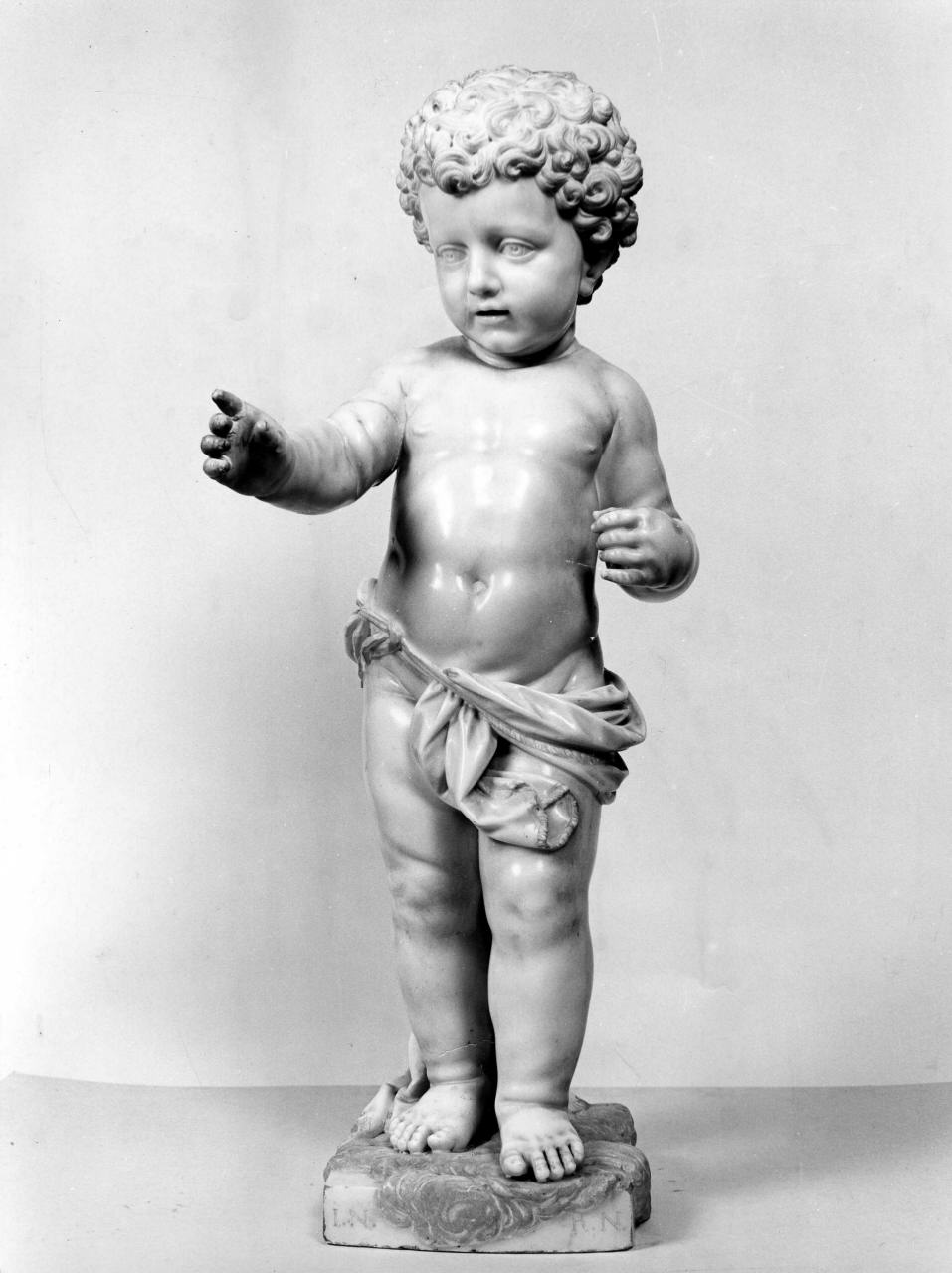 Gesù Bambino (scultura) di Carradori Francesco (sec. XVIII)