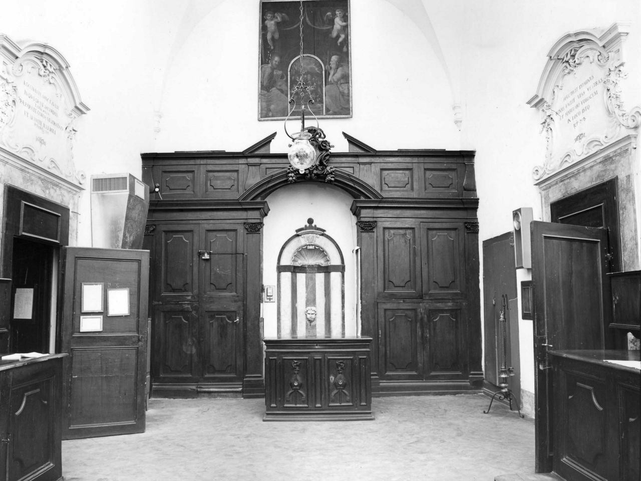 armadio da sacrestia - manifattura toscana (sec. XVIII)