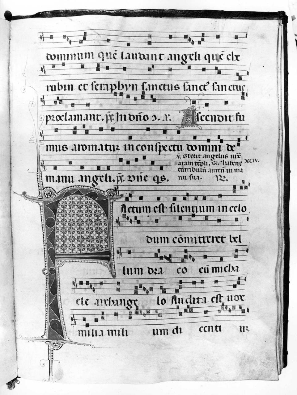 motivi decorativi geometrici (miniatura) - ambito pistoiese (prima metà, inizio sec. XIV, sec. XV)