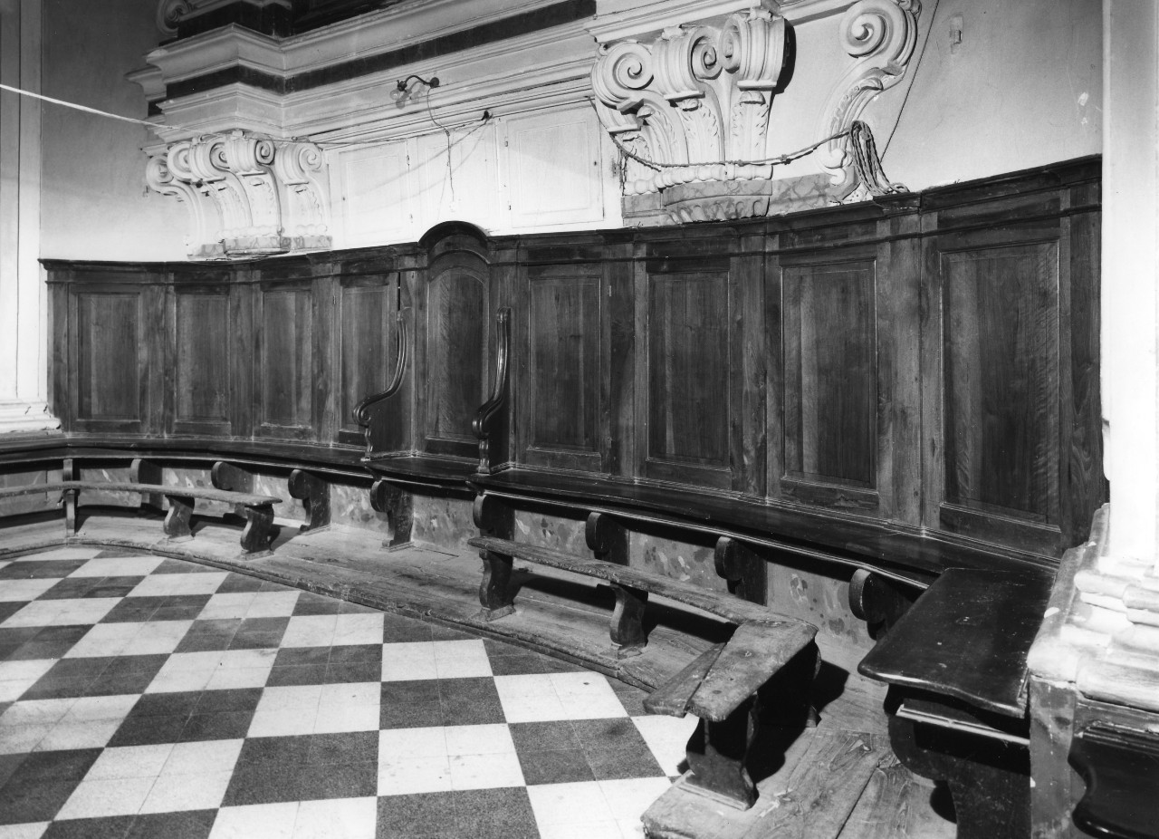 stalli del coro - bottega toscana (seconda metà sec. XVIII)