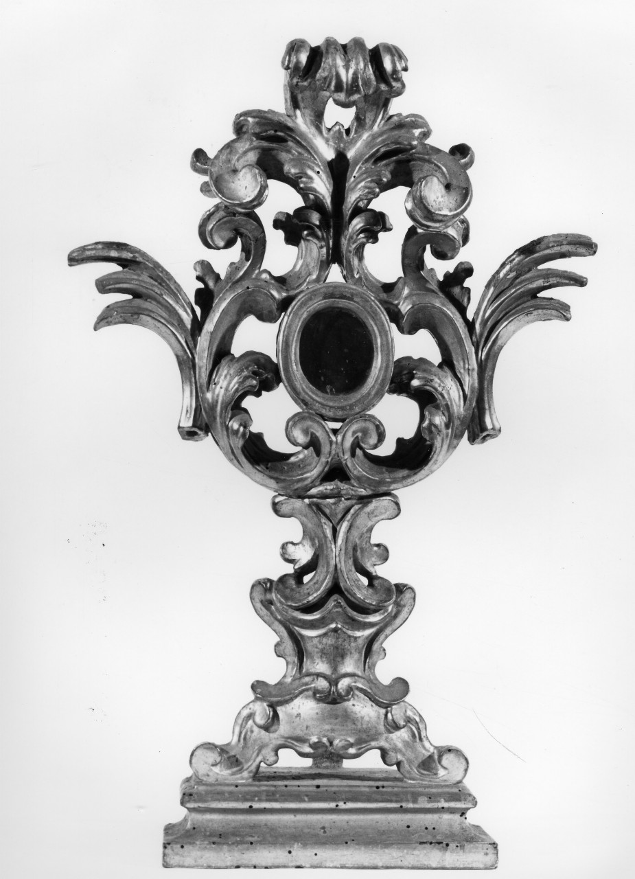 reliquiario - a ostensorio, serie - bottega toscana (prima metà sec. XVIII)