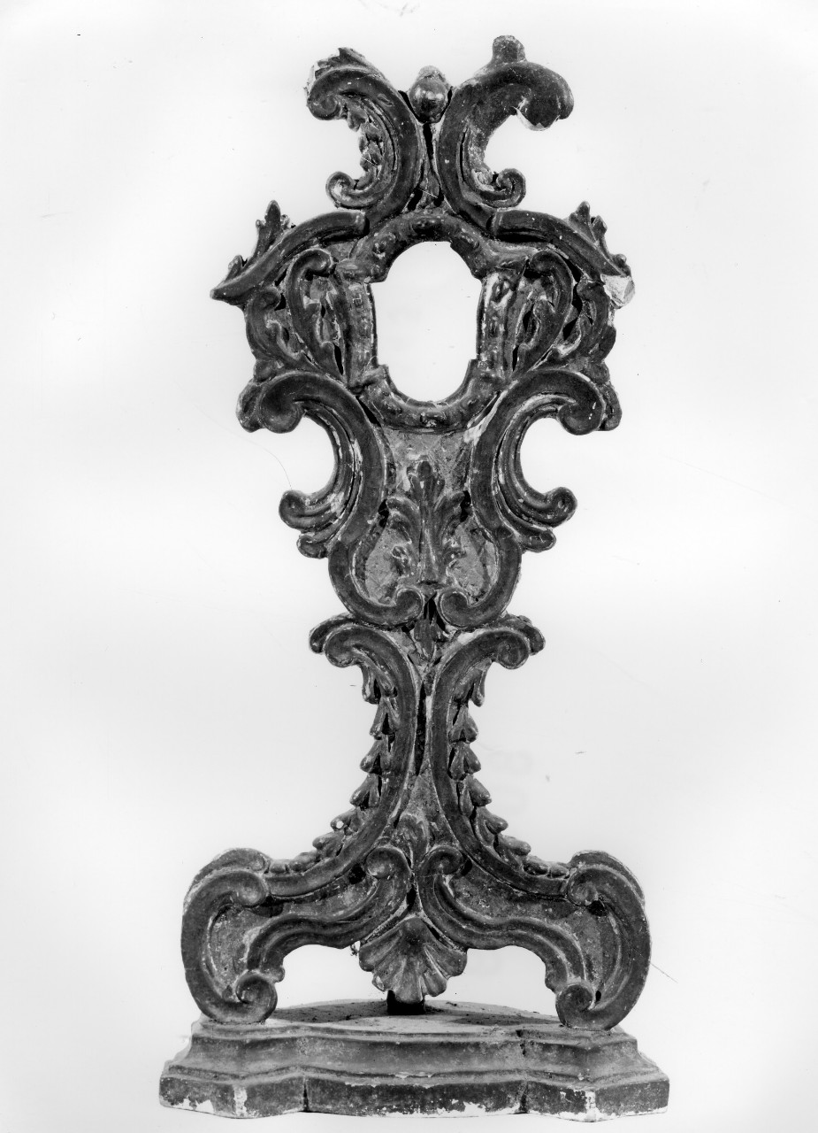 reliquiario - a ostensorio, serie - bottega toscana (metà sec. XVIII)
