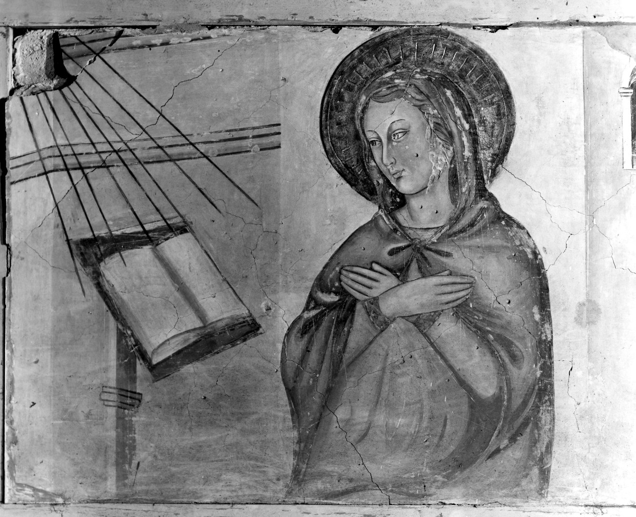Madonna annunciata (dipinto) - ambito pistoiese (sec. XIV)