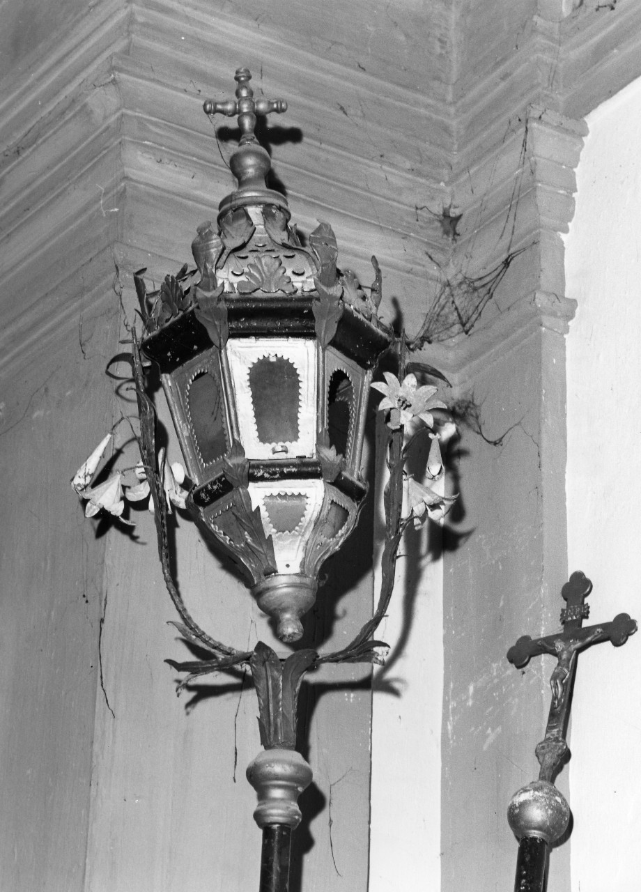 lanterna processionale, serie - bottega toscana (seconda metà sec. XVIII)