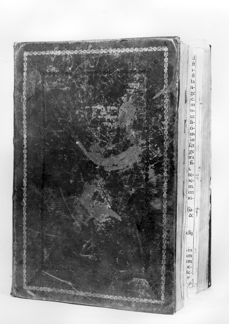 coperta di libro liturgico - bottega italiana (sec. XVII)