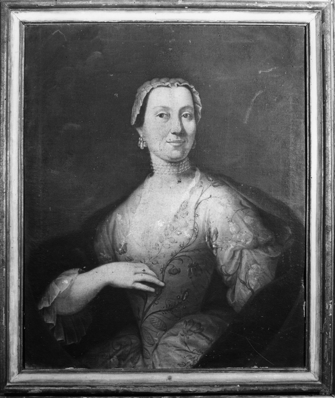 ritratto di donna (dipinto) - ambito lucchese (primo quarto sec. XVIII)