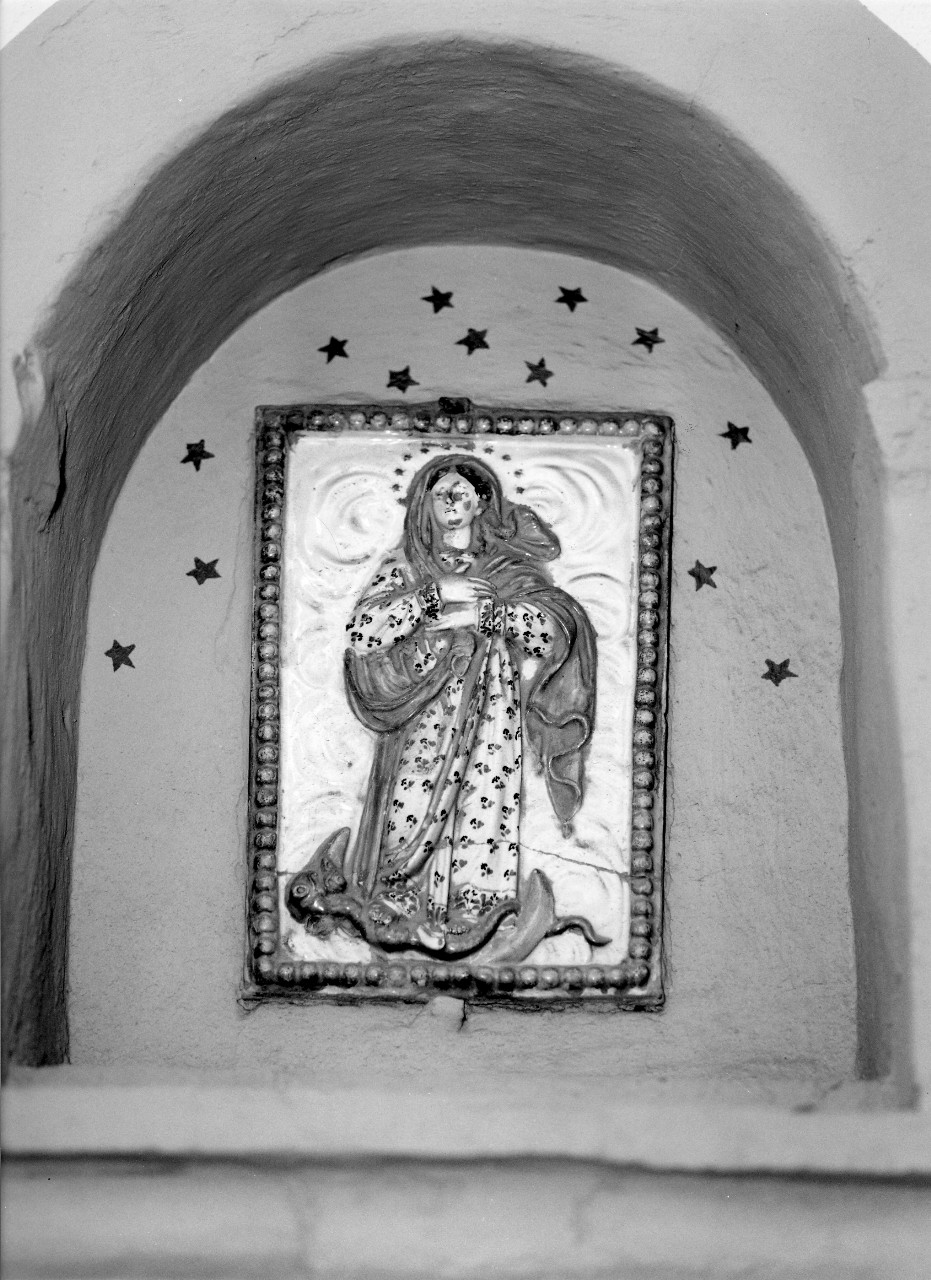 Immacolata Concezione (rilievo) - bottega toscana (seconda metà sec. XIX)