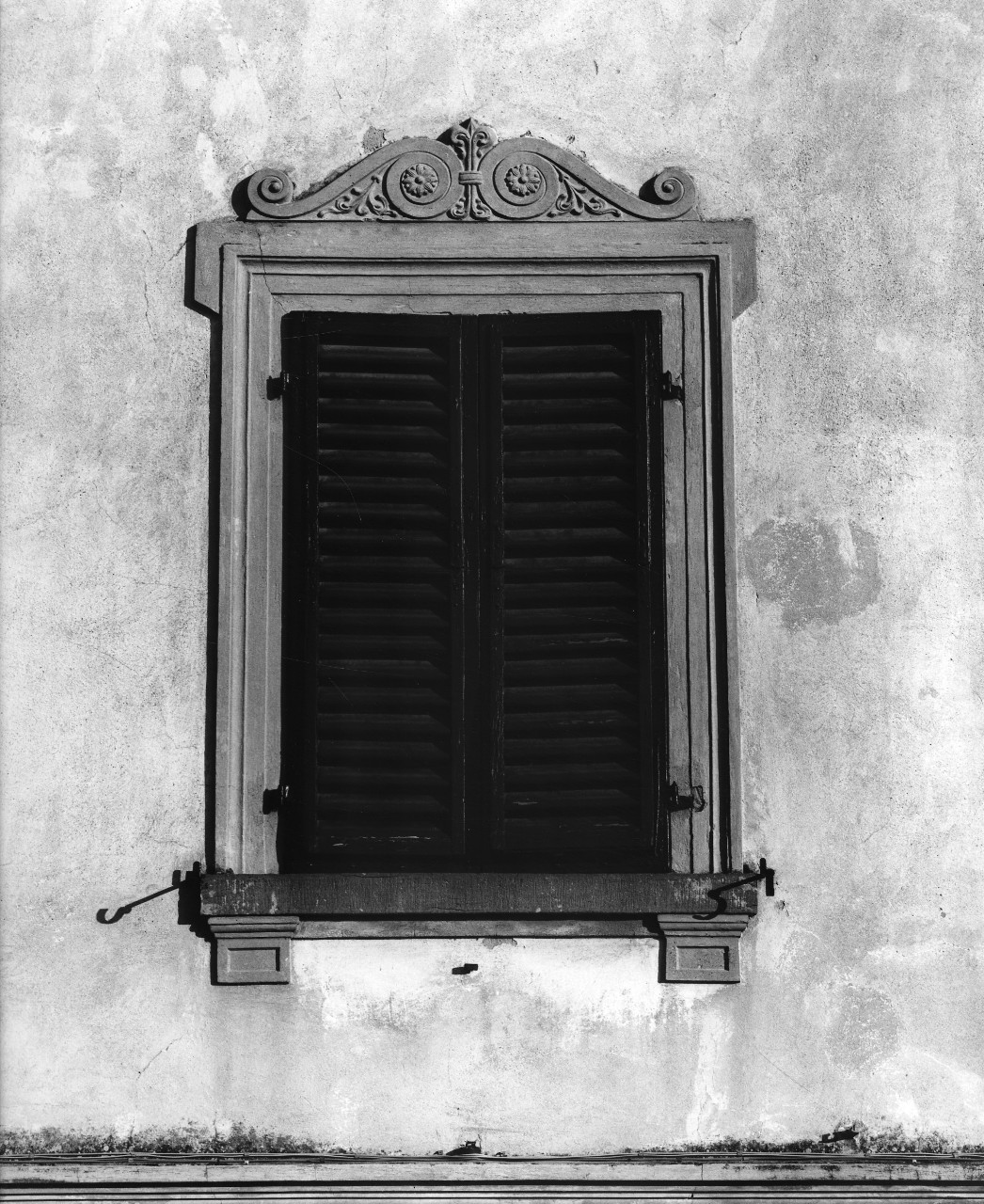 mostra di finestra, serie - bottega toscana (prima metà sec. XIX)