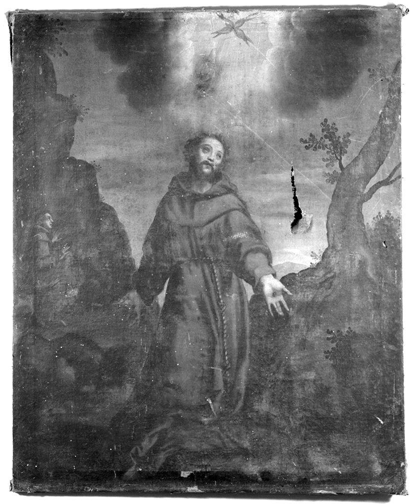 San Francesco d'Assisi riceve le stimmate (dipinto) - ambito fiorentino (prima metà sec. XVIII)