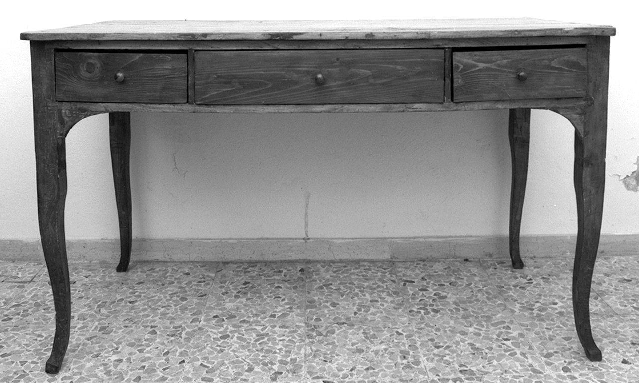 tavolo - produzione toscana (seconda metà sec. XVIII)