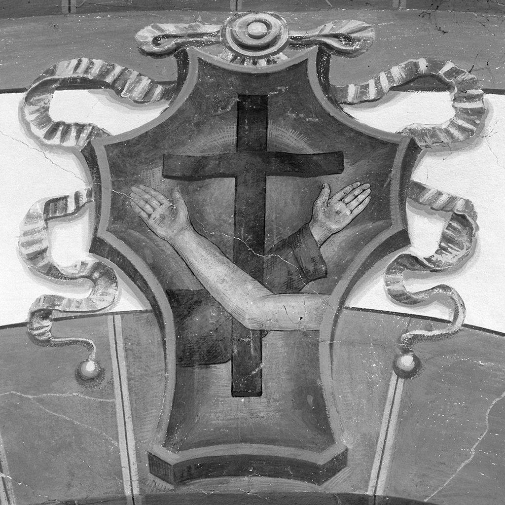 stemma dell'Ordine francescano (dipinto) - ambito fiorentino (sec. XX)