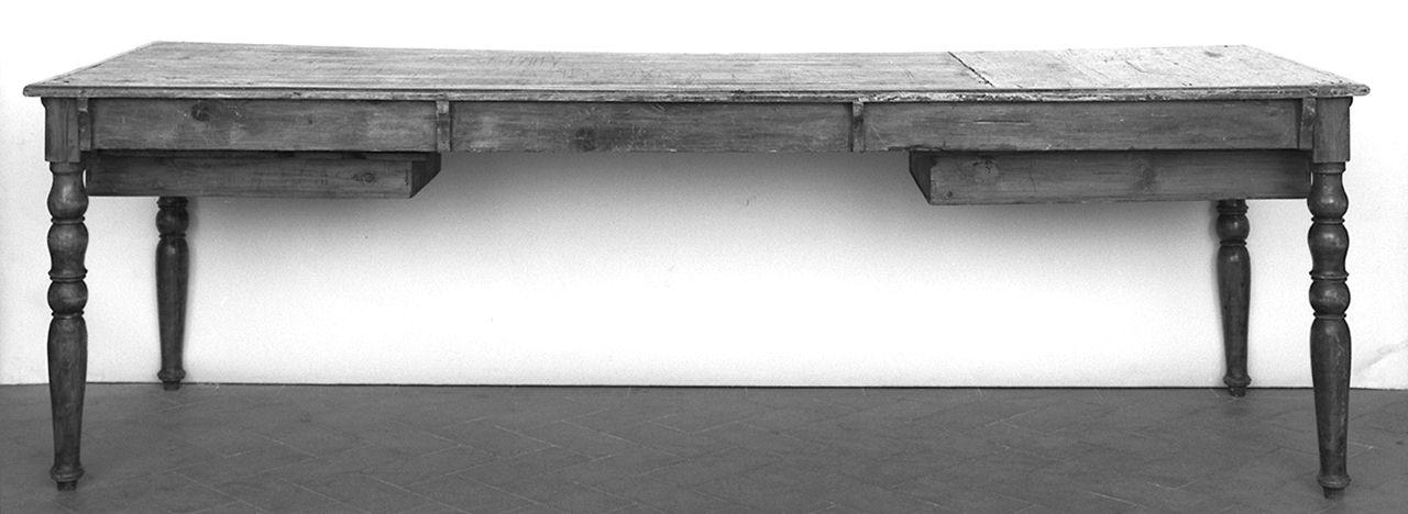 tavolo - produzione toscana (seconda metà sec. XIX)