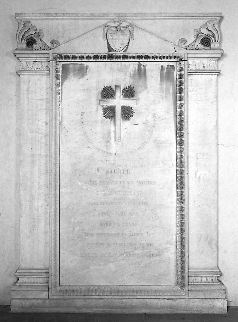 monumento funebre - a edicola - produzione toscana (sec. XIX)