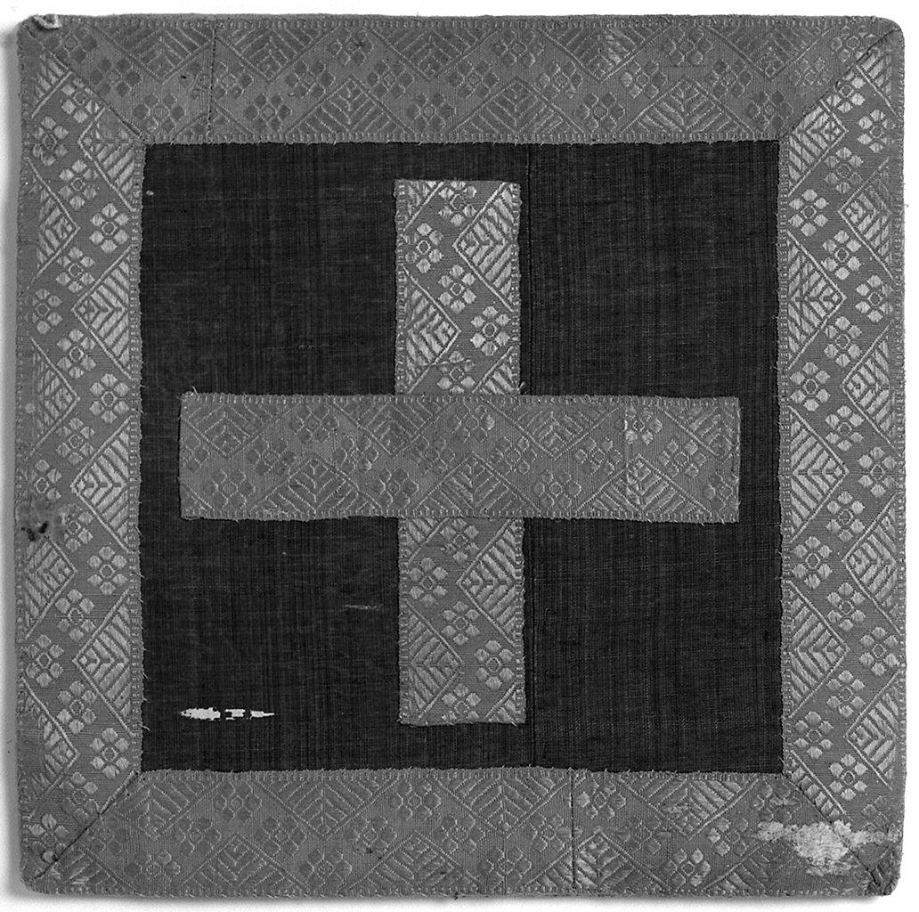 borsa del corporale, elemento d'insieme - manifattura italiana (sec. XIX)