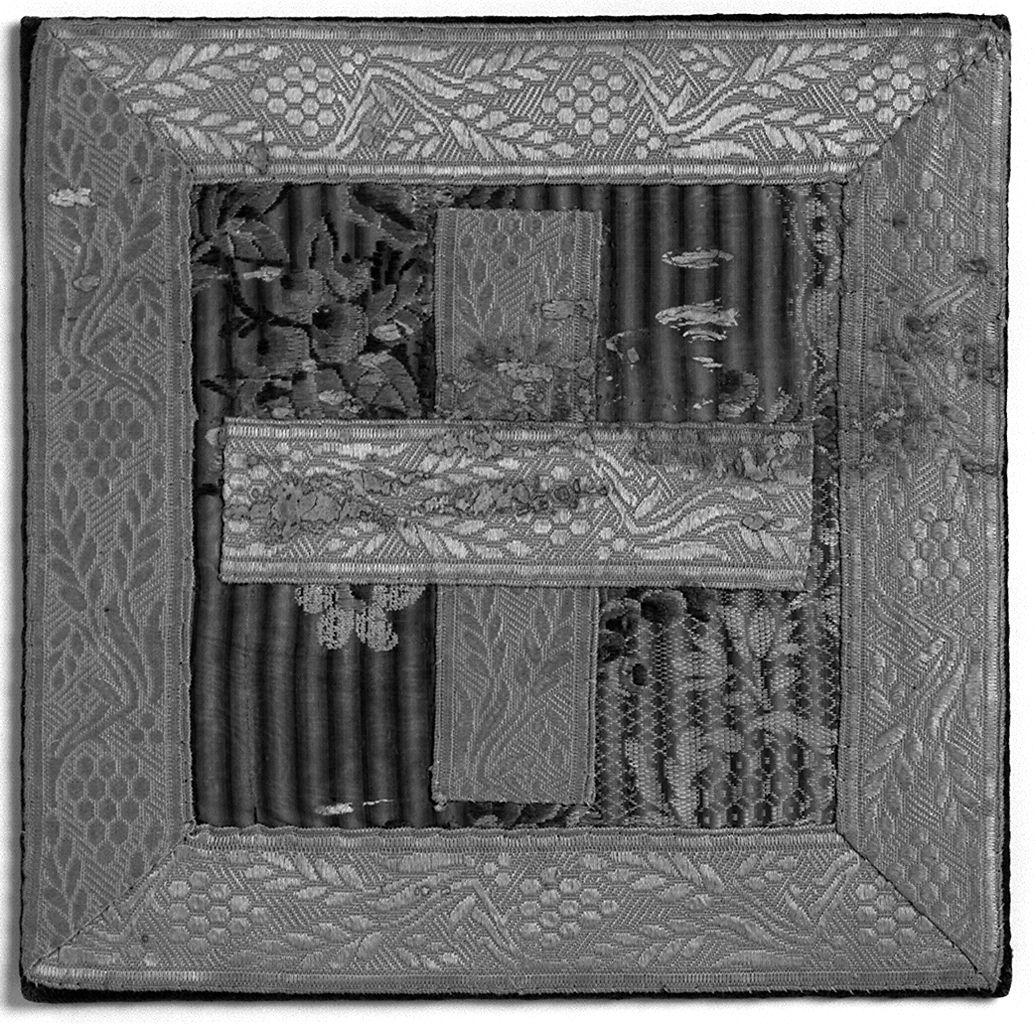 borsa del corporale, elemento d'insieme - manifattura italiana (ultimo quarto sec. XVIII)