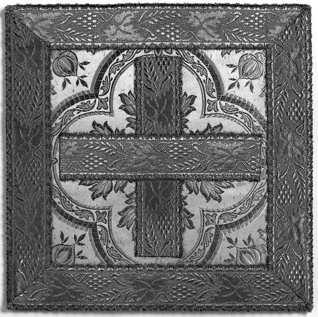 borsa del corporale, elemento d'insieme - manifattura tedesca (?) (ultimo quarto sec. XIX)